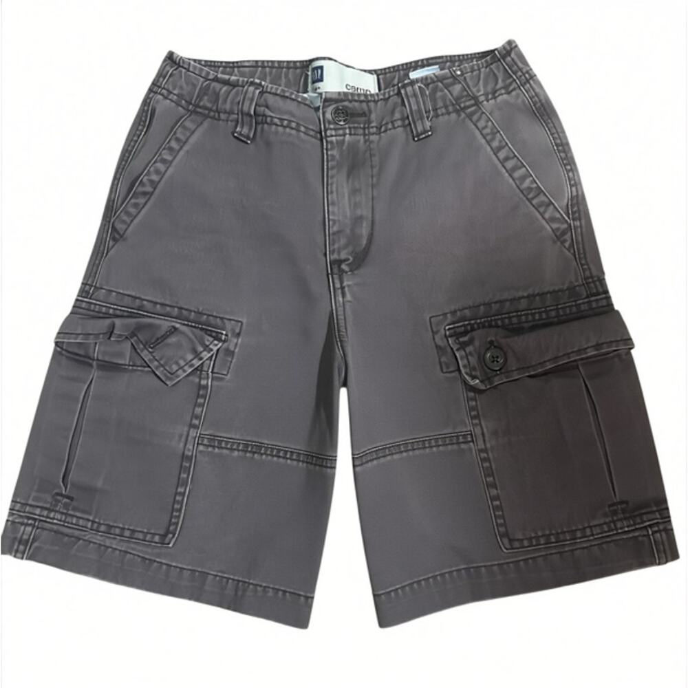 Gap Kids Cargo Shorts Boys Size 8 Brown Utility Shorts